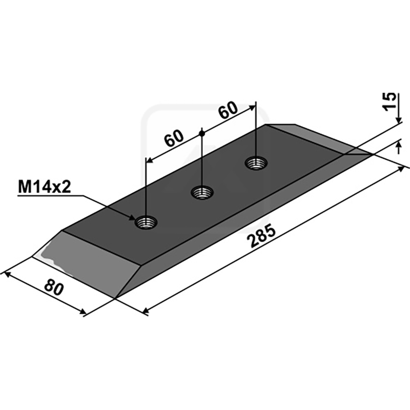 Landwirtschaft Bodenbearbeitung Grubber Schare & Leitbleche Meisselschar Lemken