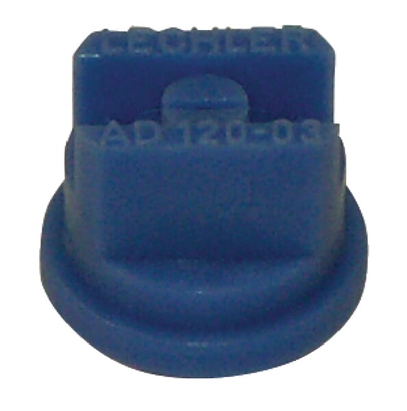 Flachstrahldüse AD 120° blau Kunststoff AD12003POM