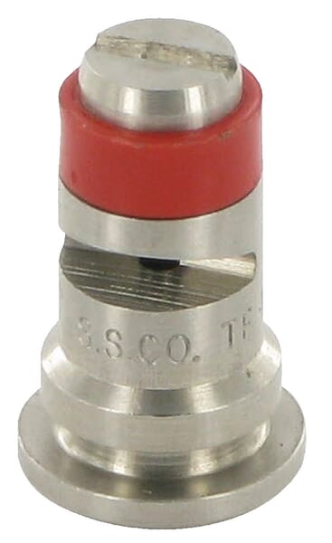 Flachstrahldüse TF rot V2A TFVS2