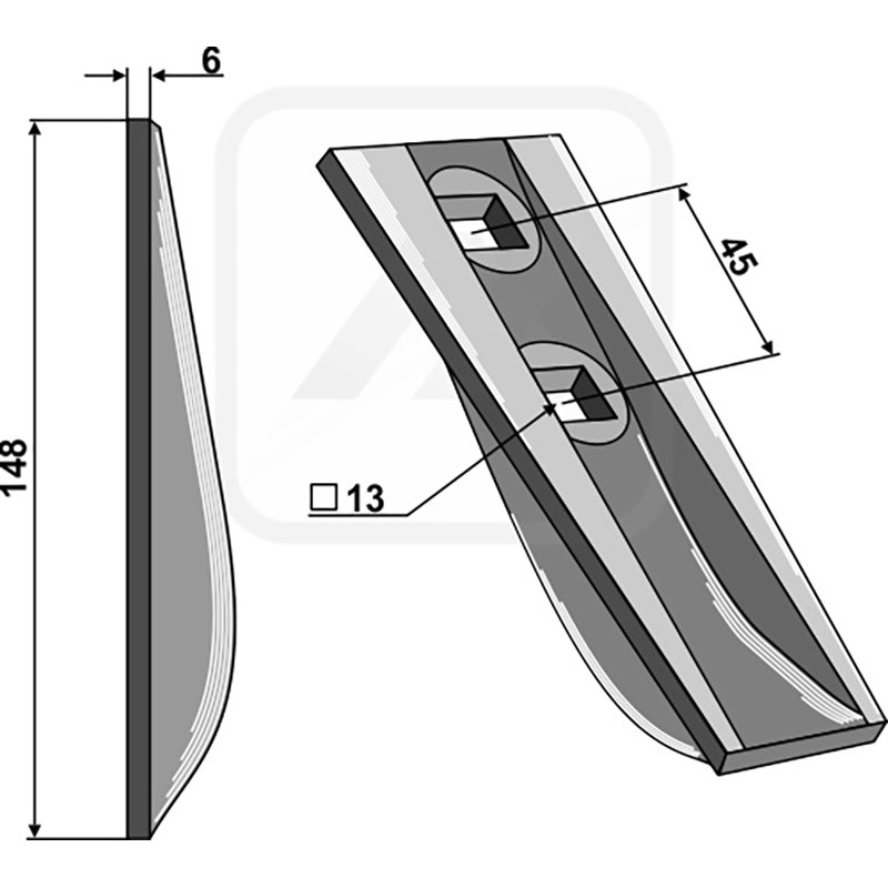 Landwirtschaft Bodenbearbeitung Grubber Schare & Leitbleche Schar-Keil Grégoire Besson|Nichols