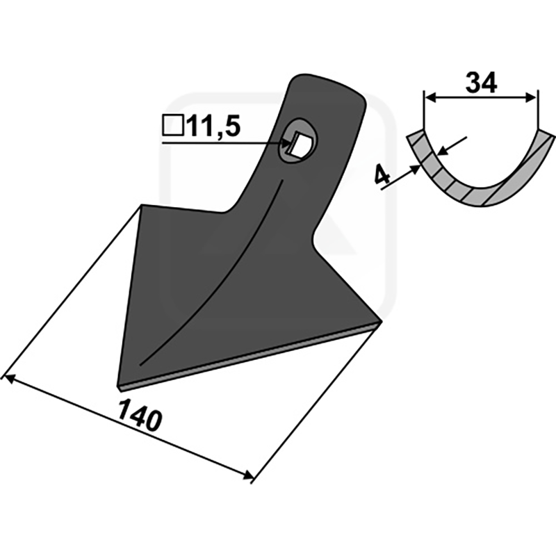 Landwirtschaft Bodenbearbeitung Grubber Schare & Leitbleche Gänsefussschar Väderstad