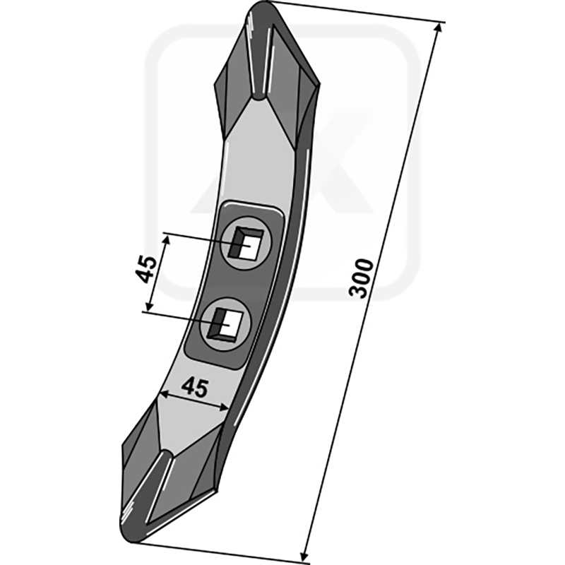 Landwirtschaft Bodenbearbeitung Grubber Schare & Leitbleche Schwergrubberschar Alpego