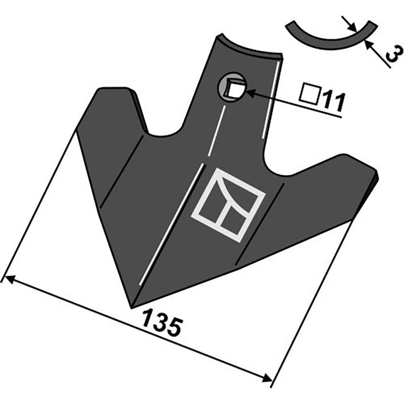 Landwirtschaft Bodenbearbeitung Grubber Schare & Leitbleche Hackschar Steketee