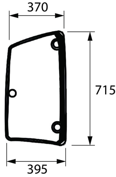Kramp Seitenscheibe 01214360N