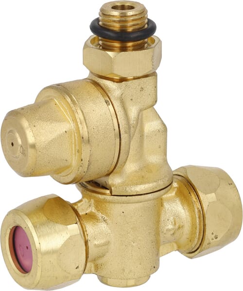 Doppelter Messingdüsenhalter 1,0/1,2 F20002A