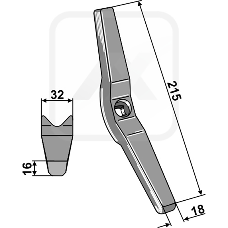 Landwirtschaft Bodenbearbeitung Grubber Schare & Leitbleche Schar Väderstad