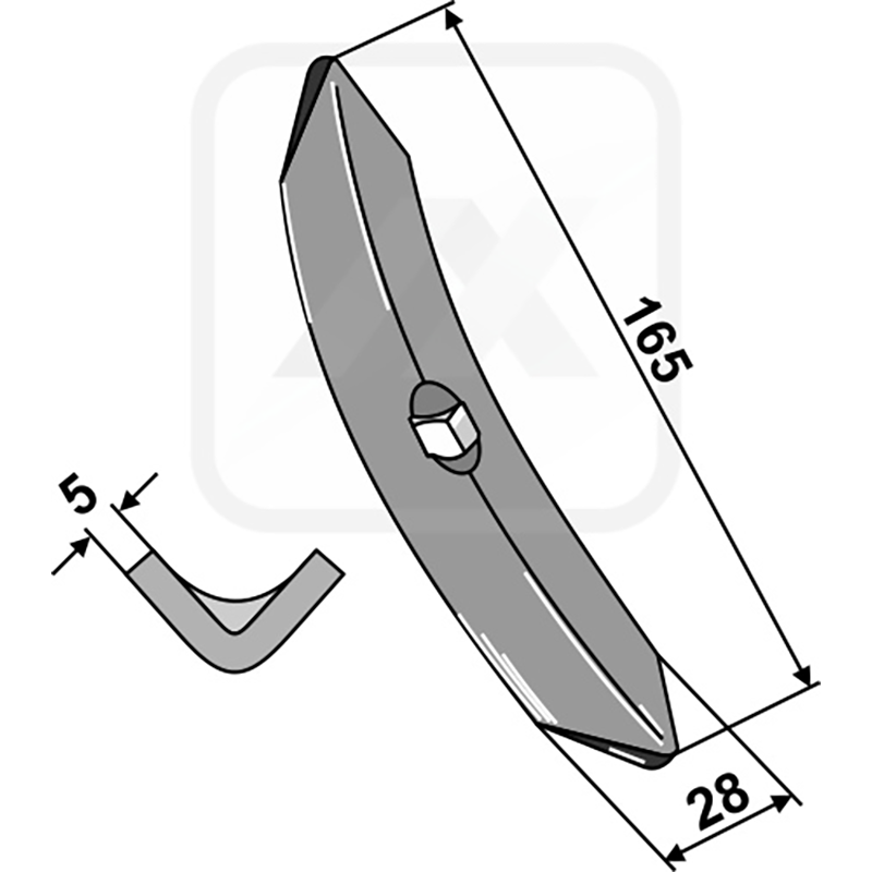 Landwirtschaft Bodenbearbeitung Grubber Schare & Leitbleche Schar für Plate-Garezinken Lemken