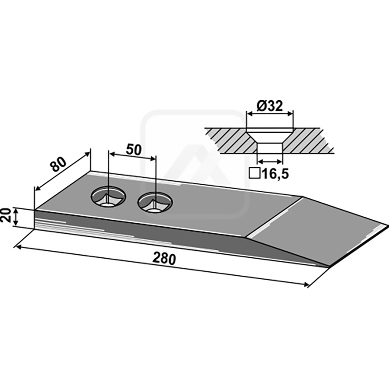 Landwirtschaft Bodenbearbeitung Grubber Schare & Leitbleche Tiefenlockerer-Schar Rabe