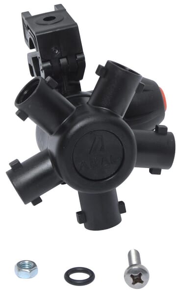 Düsenhalter 5 Wege für 1/2" Rohr, Compact Jet, Dry-Boom 40649W7