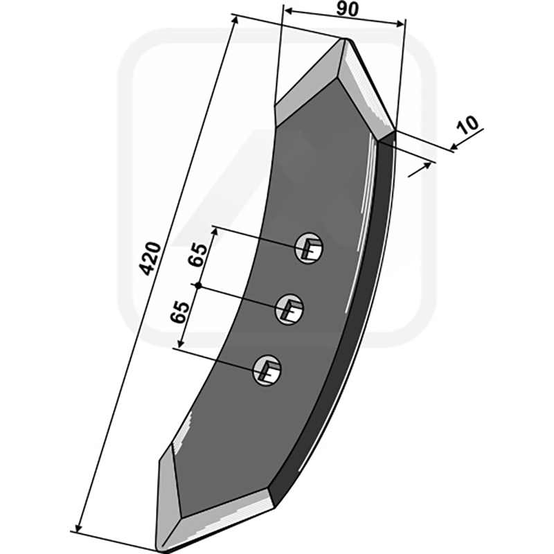 Landwirtschaft Bodenbearbeitung Grubber Schare & Leitbleche Vorschar Huard|Kuhn