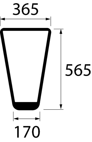 Kramp Frontscheibe unten 4386426N