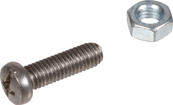 Schraube+Mutter V2A f. Düsenhalter 400101