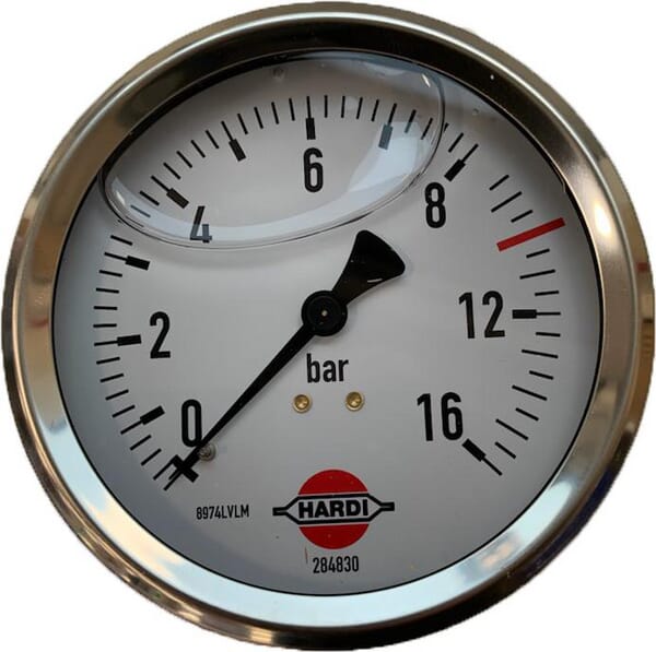 Manometer, 100 - 0-16 bar, 1/4"  73843600