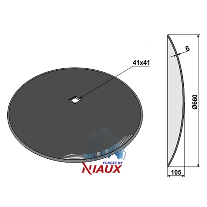 Landwirtschaft Bodenbearbeitung Scheibeneggen Scheibe glatt Kuhn|Huard