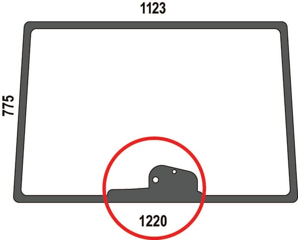 Kramp Frontscheibe oben 002060250N