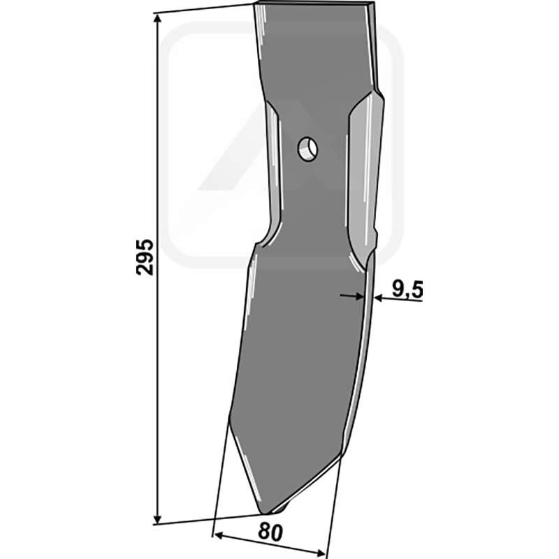 Landwirtschaft Bodenbearbeitung Grubber Schare & Leitbleche Schnell-Wechsel-Schar für Flachgrubber Grégoire Besson|Nichols