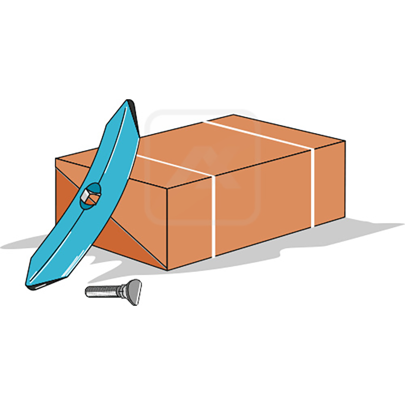 Landwirtschaft Bodenbearbeitung Grubber Schare & Leitbleche Satz mit Schar 210mm