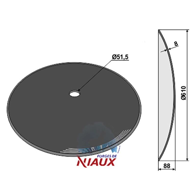 Landwirtschaft Bodenbearbeitung Scheibeneggen Scheibe glatt Versatile|Ezee-On|Landoll