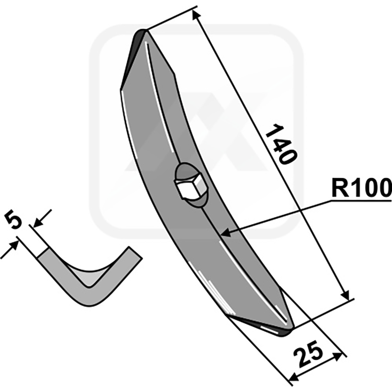 Landwirtschaft Bodenbearbeitung Grubber Schare & Leitbleche Schar Rau
