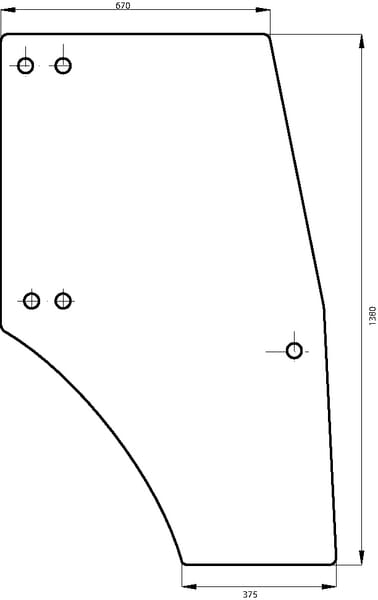 Kramp Türscheibe 00097701040N