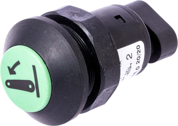 Pneutron Druckschalter Heben grün 11900306PN