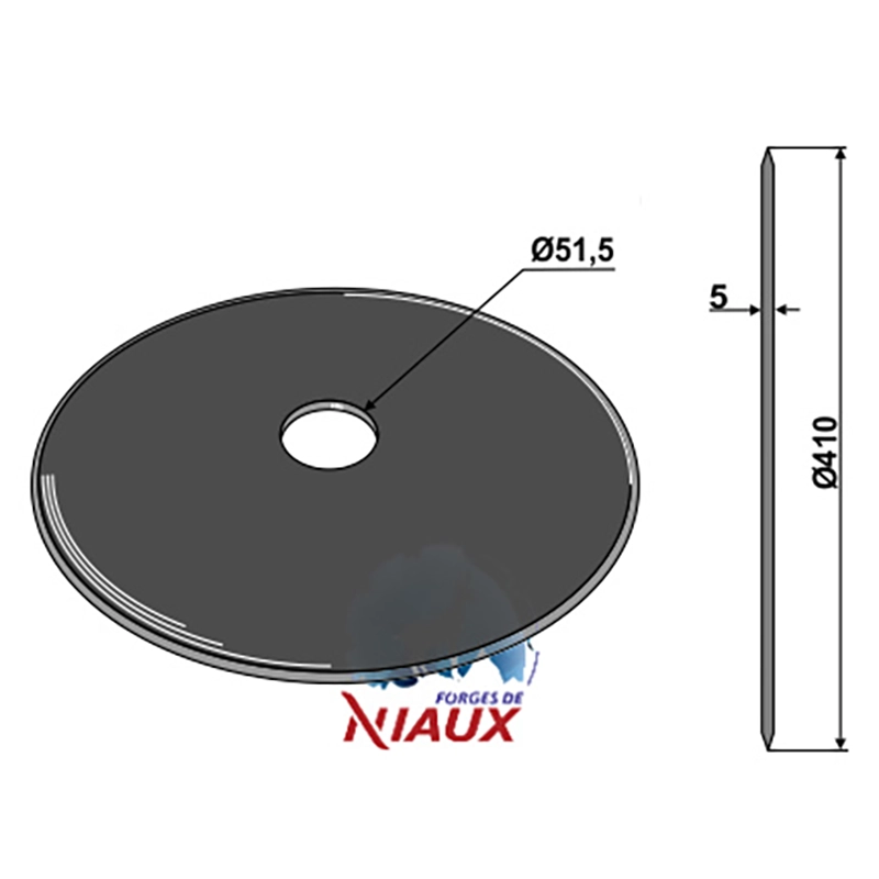 Landwirtschaft Bodenbearbeitung Scheibeneggen Sechscheibe glatt Niaux