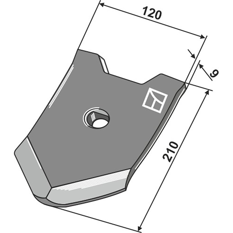 Landwirtschaft Bodenbearbeitung Grubber Schare & Leitbleche Scharspitze Doublet-Record|HE-VA