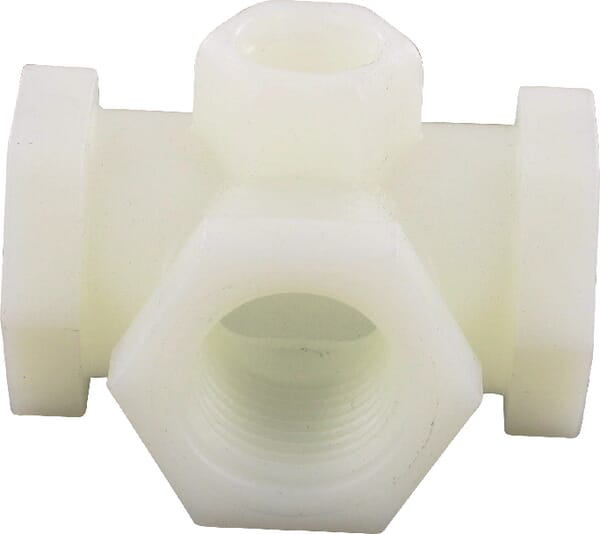 T-Stück 1/2" weiblich mit 1/4" 33GTT1214