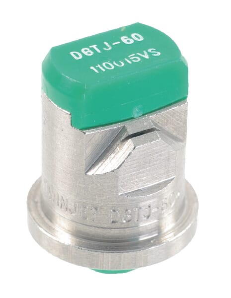 Doppelflachstrahldüse DGTJ 110° grün V2A DGTJ60110015VS