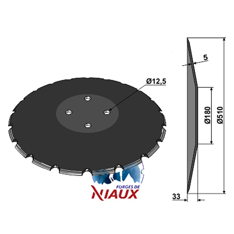 Landwirtschaft Bodenbearbeitung Scheibeneggen Scheibe Gezahnt gezackt Rabe|Gregoire Besson|Niaux