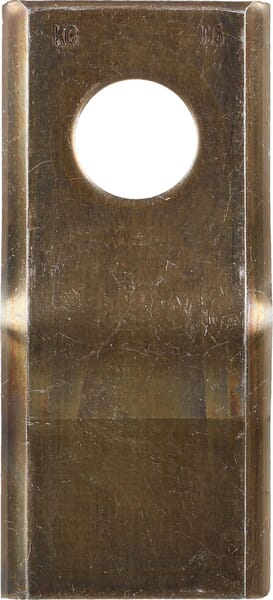 Kverneland / Taarup Mähmesser 105x47x3 mm, Bohrung Ø 21 mm, geeignet für Taarup / Claas / Krone / Massey Ferguson / PZ / Vicon KT4189900001