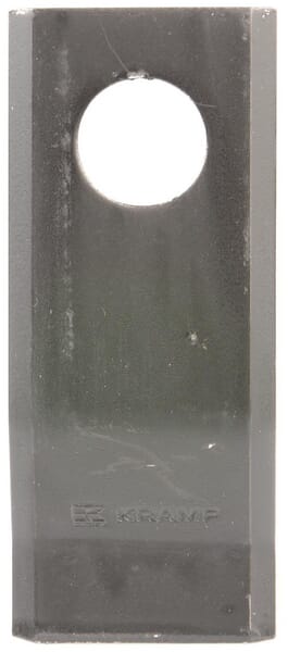 Kramp Mähmesser links / rechts 96x40x3 mm, Bohrung Ø 19 mm, geeignet für Fella/Pöttinger/PZ, 25er-Packung KV96GBKR