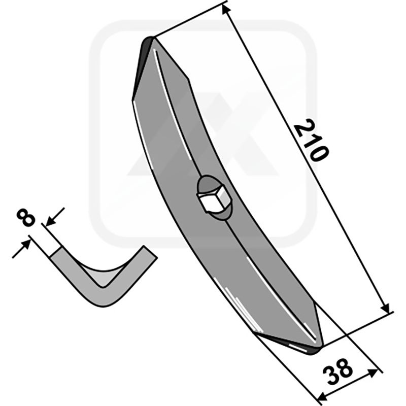 Landwirtschaft Bodenbearbeitung Grubber Schare & Leitbleche Schar 