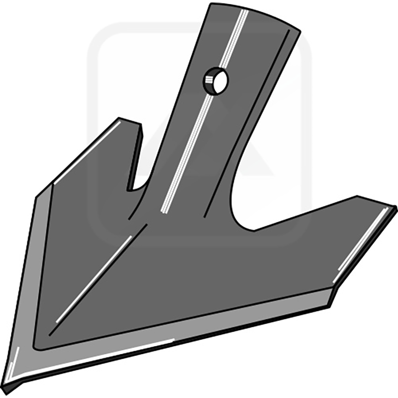 Landwirtschaft Bodenbearbeitung Grubber Schare & Leitbleche Schnell-Wechsel-Schar - 180mm Bourgault|John Deere