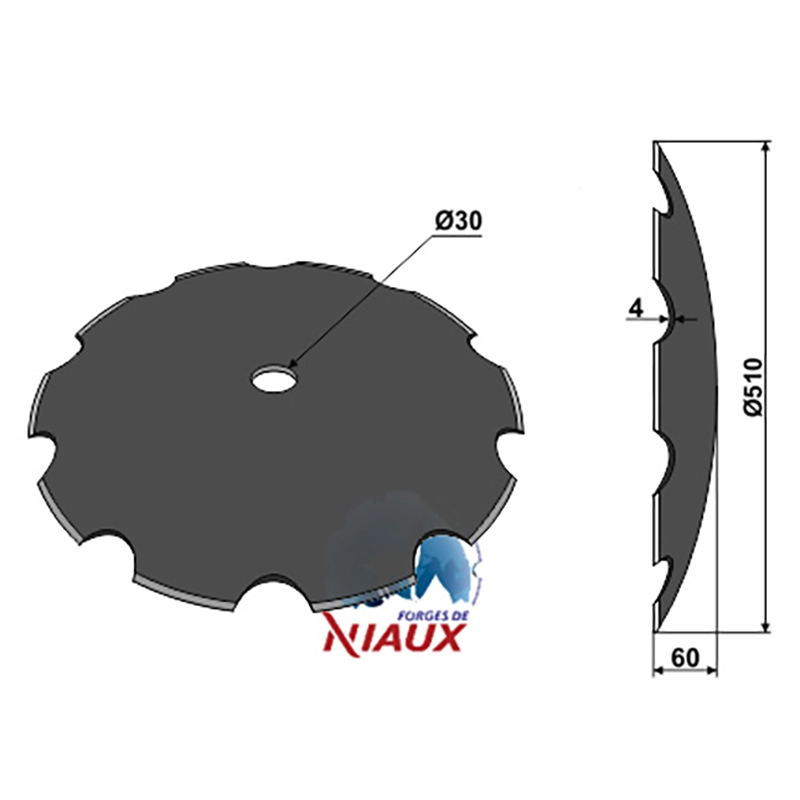 Landwirtschaft Bodenbearbeitung Scheibeneggen Scheibe gezackt Väderstad