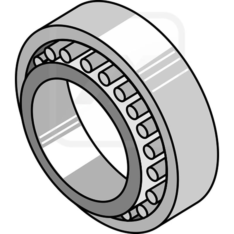 Landwirtschaft Bodenbearbeitung Scheibeneggen Zubehör Kegelrollenlager Ø62