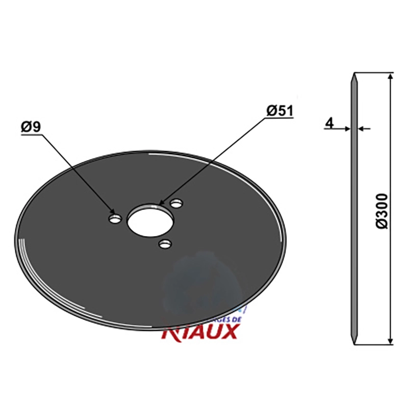 Landwirtschaft Bodenbearbeitung Scheibeneggen Sechscheibe glatt Niaux