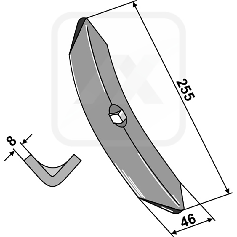 Landwirtschaft Bodenbearbeitung Grubber Schare & Leitbleche Schar 