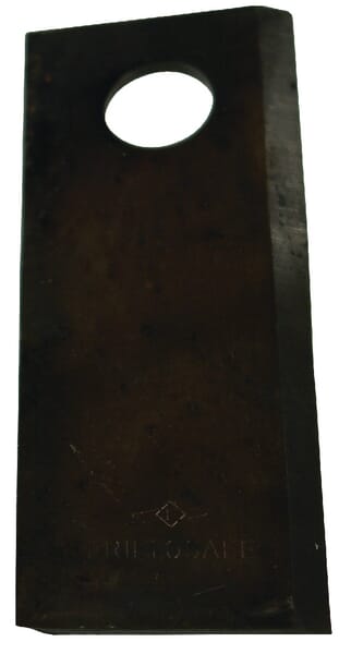 Kramp Mähmesser links 120x48x4 mm, Bohrung Ø 18,50 mm, geeignet für Vicon / Gehl / Lely / New Holland / Pöttinger, 25er-Packung VN99358699KR