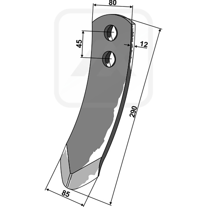 Landwirtschaft Bodenbearbeitung Grubber Schare & Leitbleche Scharspitze Pöttinger