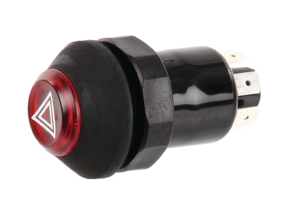 Druckschalter Warnlicht rot 11100090PN Druckschalter Warnlicht rot