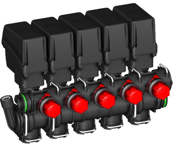 Elektroventilset 5 Abschnitte, mit Bypass, T5 863T0150