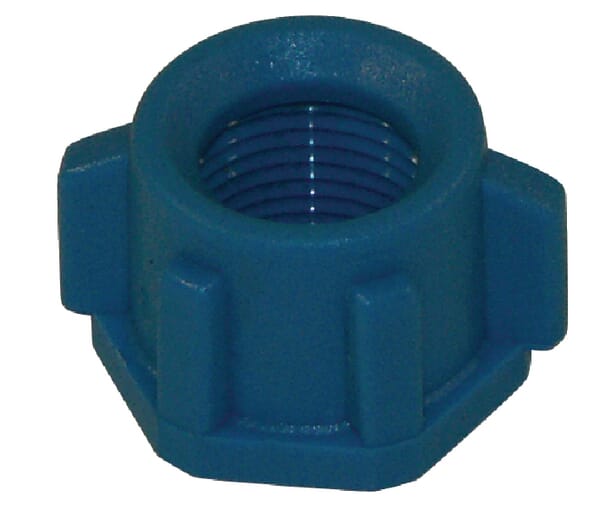 Überwurfmutter blau 3/8" 20001004