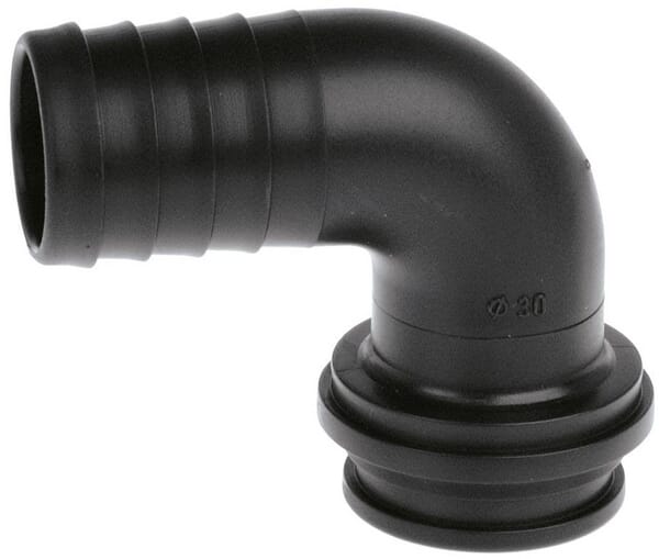 Schlauchanschluss 90° 50 mm für 2" Flügelmutter 8012402