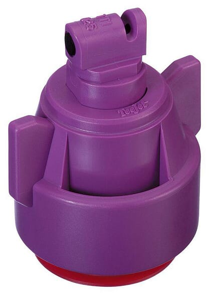 Air injection nozzle TTI 110° with gasket and cap 025 violet plastic TeeJet TTI110025VPCE