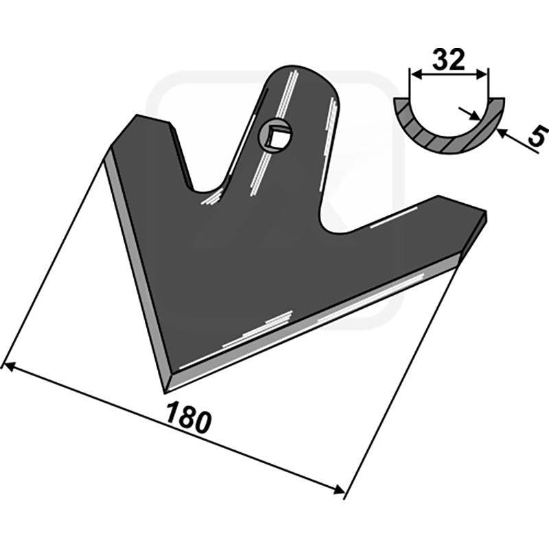 Landwirtschaft Bodenbearbeitung Grubber Schare & Leitbleche Hackschar Hatzenbichler