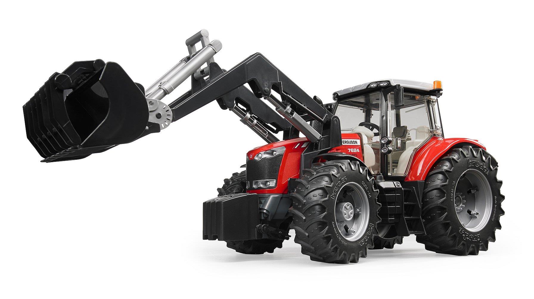 BRUDER MASSEY FERGUSON 7600 mit Frontlader