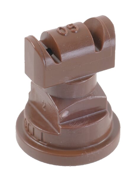 Doppelflachstrahldüse TTJ 110° braun Kunststoff TTJ6011005VP