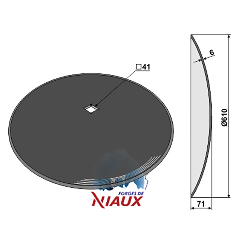 Landwirtschaft Bodenbearbeitung Scheibeneggen Scheibe glatt Gregoire Besson